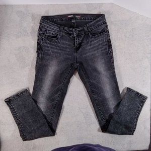 BDG 26x30 Cigarette Mid Rise Black Dark Gray Jeans